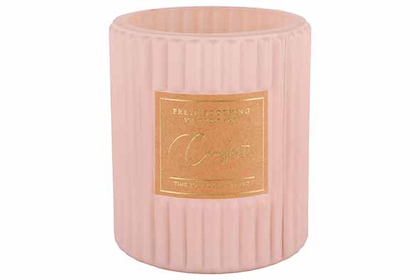 cosy & trendy GEURKAARS RELAX AND UNWIND LICHTROZE 8X8 XH9CM GLAS 18H