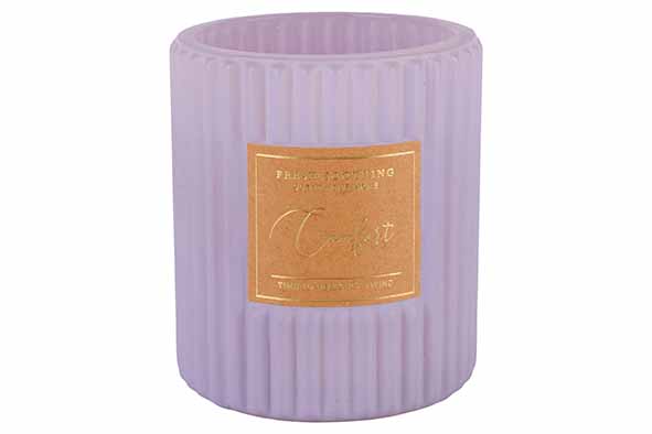 cosy & trendy GEURKAARS RELAX AND UNWIND LILA 8X8XH9CM GLAS 18H