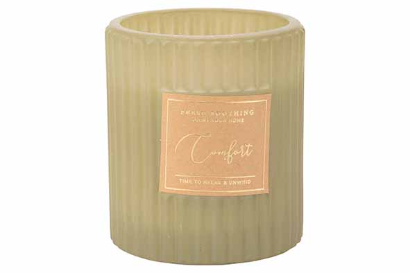 cosy & trendy GEURKAARS RELAX AND UNWIND OLIJFGROEN 8X 8XH9CM GLAS 18H