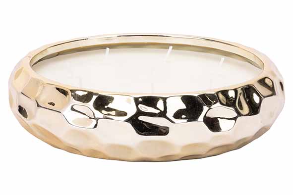 cosy & trendy GEURKAARS SOFT VANILLA GOUD 20X20XH4CM K ERAMIEK 20H