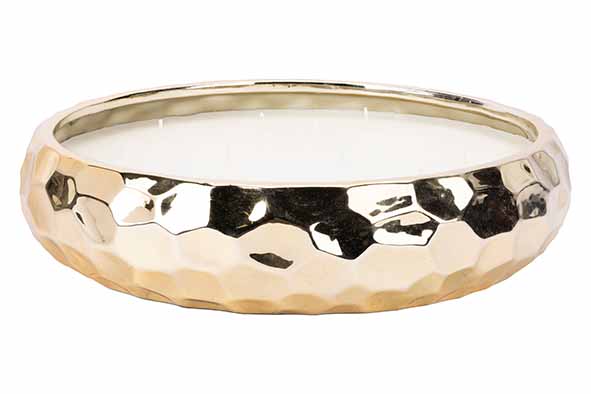 cosy & trendy GEURKAARS SOFT VANILLA GOUD 30X30XH7CM K ERAMIEK 25H