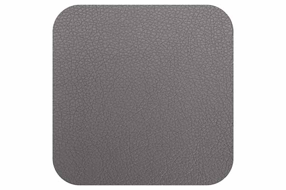 cosy & trendy GLASONDERZETTER LEATHER DONKERGRIJS S4 10X10CM