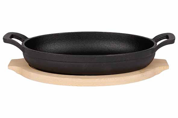 cosy & trendy GRATINSCHOTEL GIETIJZER 22X13CM OP PLANKJE