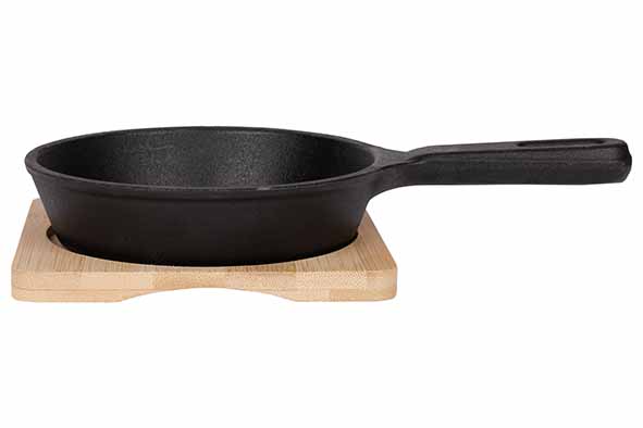 Cosy & Trendy GRATINSCHOTEL GIETIJZER D12 5CM OP PLANKJE