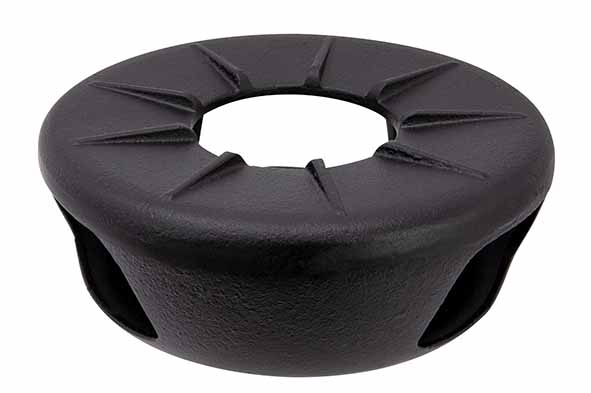 cosy & trendy HEAT RECHAUD ZWART D13 6XH5CM GIETIJZER VOOR 1 THEELICHT