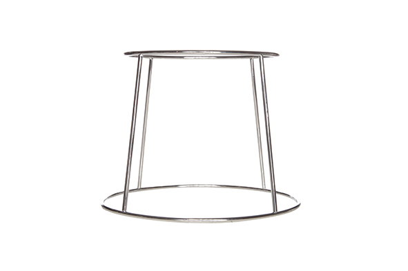 cosy & trendy HOUDER VOOR ZEEVRUCHTENSCHAAL ALU CHROME D19XH18 5CM