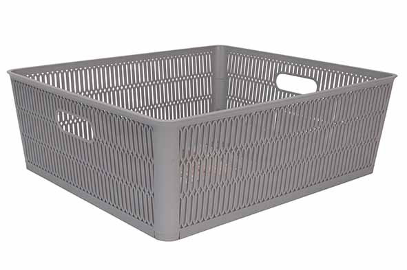 cosy & trendy HOZON OPBERGMAND GRIJS 12L STAPELBAAR & NESTBAAR 38.1X33XH12.7CM