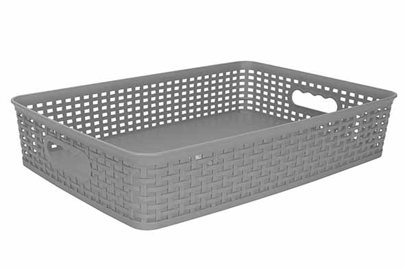 cosy & trendy HOZON OPBERGMAND GRIJS 7 5L 40X26 5XH8CM