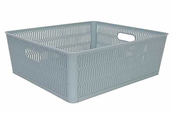 cosy & trendy HOZON OPBERGMAND PASTELBLAUW 12L STAPELBAAR& NESTBAAR 38.1X33XH12.7CM