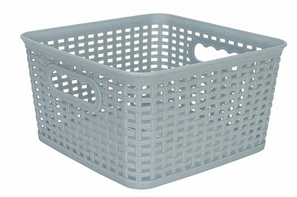 cosy & trendy HOZON OPBERGMAND PASTELBLAUW 4 5L 21 5X2 1 5XH11 8CM VIERKANT