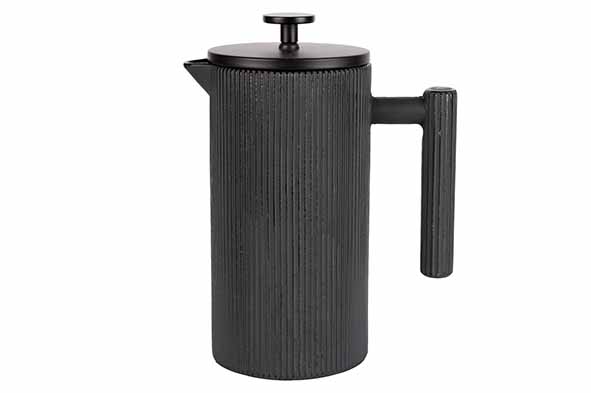 cosy & trendy KOFFIEMAKER FRENCH PRESS DONKERGRIJS D9XH20CM GIETIJZER