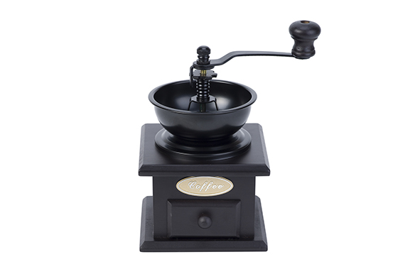 cosy & trendy KOFFIEMOLEN RETRO ZWART HOUT 11 5X11 5XH16CM