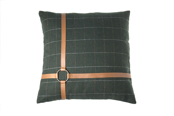 cosy & trendy KUSSEN GROEN VIERKANT TEXTIEL 45X45XH0 CHECKED
