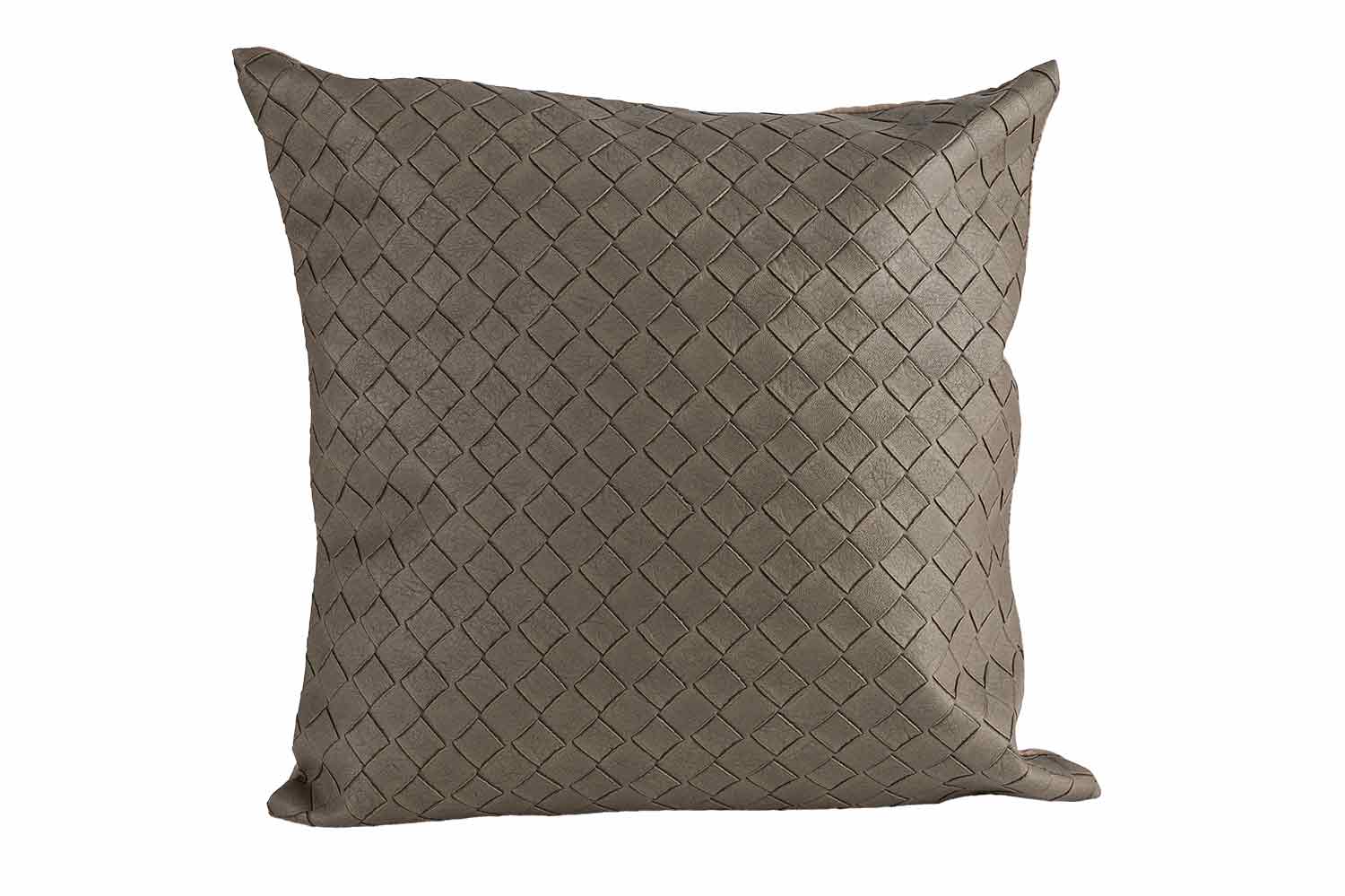 cosy & trendy KUSSEN LEATHERLOOK TAUPE 40X10XH40CM POL YESTER