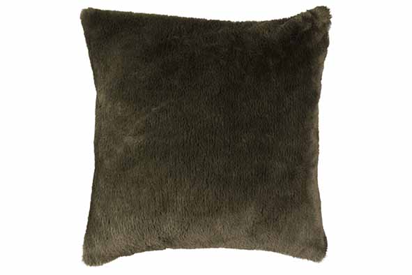 cosy & trendy KUSSEN PLUSH DONKERGROEN 45X10XH45CM TEX TIEL