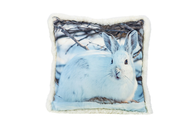 Cosy & Trendy KUSSEN RABBIT CREME 40X40XH10CM POLYESTE R