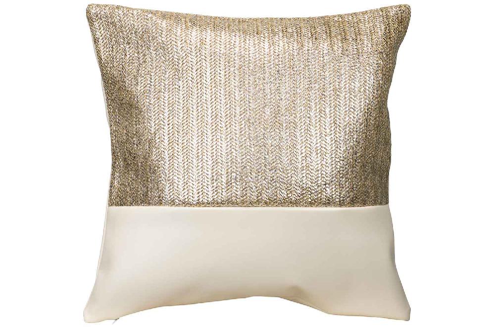 cosy & trendy KUSSEN SOWETO CHAMPAGNE 40X40XH10CM PLAS TIEK