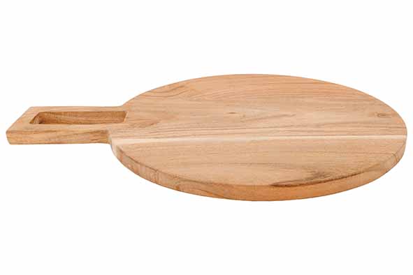 cosy & trendy MIMOSA SERVEERPLANK ACACIA ROND 40 5X30 4XH1 5CM