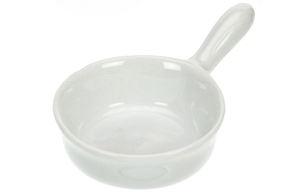 cosy & trendy MINI APEROPANNETJE S6 WIT D6XH2 5CM PORSELEIN