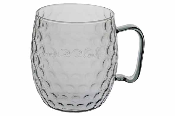 cosy & trendy MOSCOW MULE GLASS HAMMERTONE ZWART TRANSPARANT