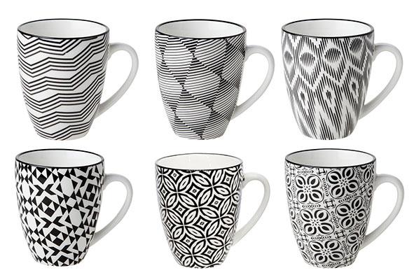 cosy & trendy NIKKO BLACK BEKER 19CL D7XH8 6CM 6ASS MET OOR