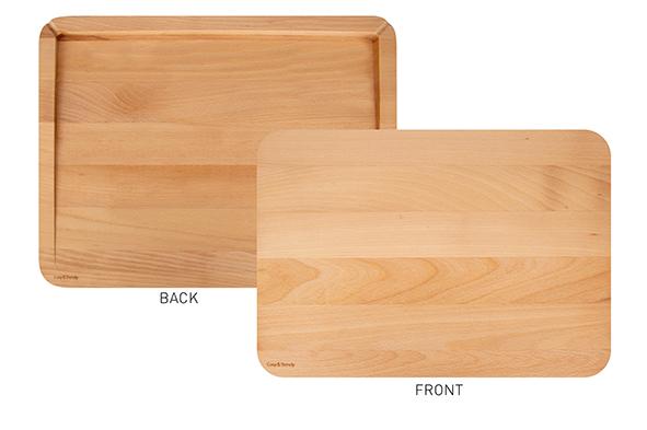 Cosy & Trendy ONESTA VLEESPLANK 34X44XH2CM RECHTHOEK BEUK DUBBELZIJDIG GEBRUIK