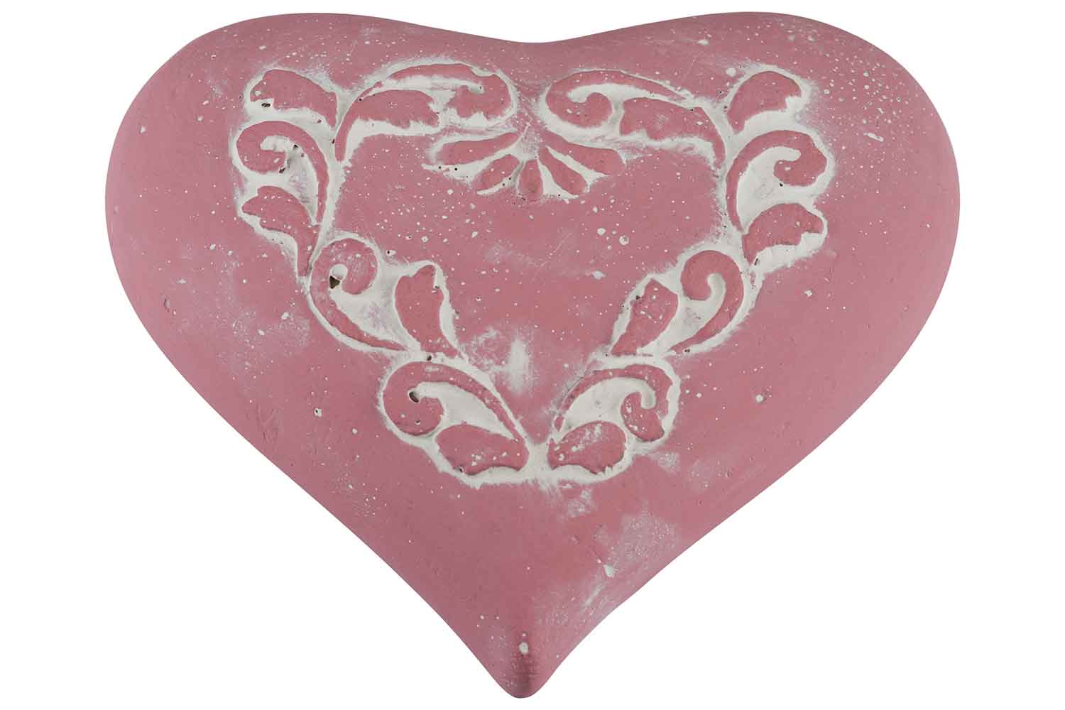 cosy & trendy ORNAMENT DECORATED OUD ROZE 17 5X16XH5 5 CM HART CEMENT