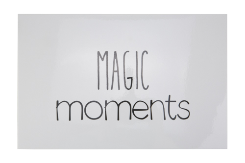 cosy & trendy PLACEMAT FP LICHTGRIJS MAGIC MOMENTS ZWA RT - 43.5X28.5CM