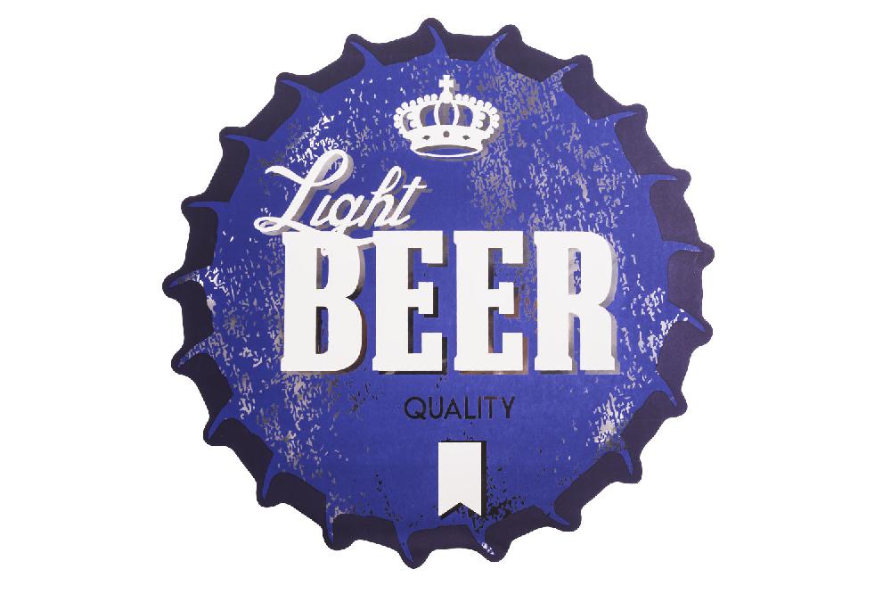 cosy & trendy PLACEMAT KROONKURK LOOK BLAUW BEER D38CM