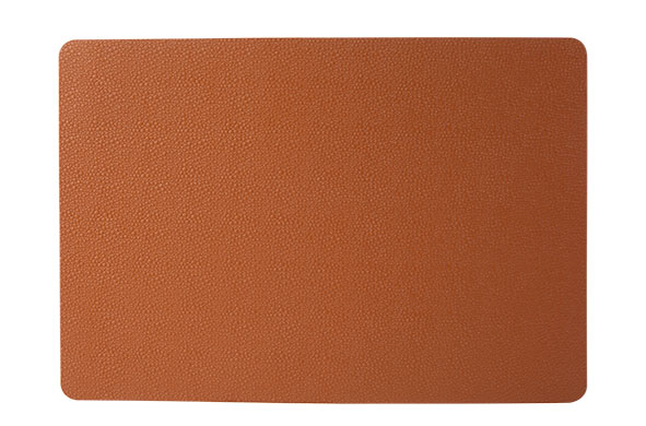 Cosy & Trendy PLACEMAT LEDER BRUIN ONEFFEN RECHTHOEK 43X30CM