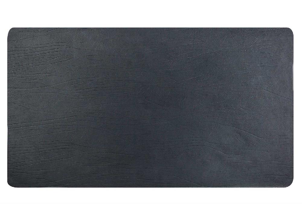 cosy & trendy PLACEMAT LEDER RECYCLE DZ ZWART 43X30CM RECHTHOEK