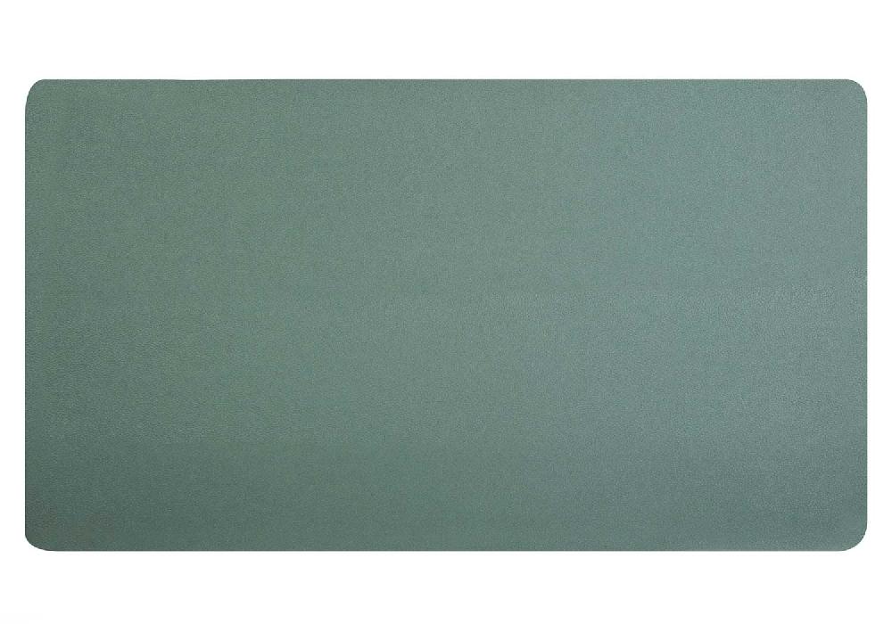 cosy & trendy PLACEMAT LEDER RECYCLE GROEN DZ 43.5X28. 5CM RECHTHOEK