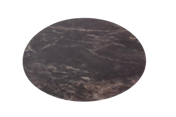 cosy & trendy PLACEMAT MARMER LOOK ZWART ROND 38CM PET
