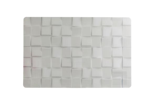 Cosy & Trendy PLACEMAT STENEN LOOK WIT 43.5X28.5CM PET