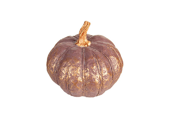 cosy & trendy POMPOEN GOLD WASH BORDEAUX 13 5X13 5XH11 CM RESIN