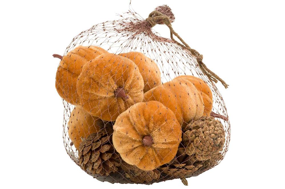 cosy & trendy POMPOEN SET16 PINE CONE MIX BRUIN 18X18X H18CM