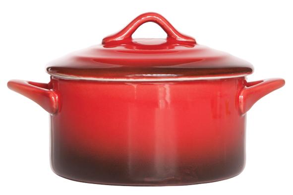 cosy & trendy RED OVENSCHOTEL MET DEKSEL 0 2L D10XH5CM ROND