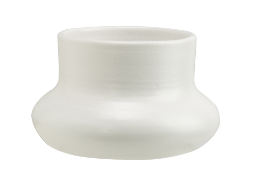 cosy & trendy SCHAAL COLD WIT 18X18XH11CM ROND AARDEWE RK