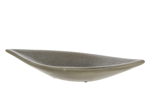 cosy & trendy SCHAAL SOFIA GLAZING GROEN 49X23XH9CM LA NGWERPIG AARDEWERK