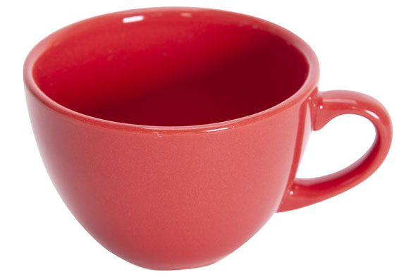 cosy & trendy SERENA RED KOFFIETAS D9CM 20CL GLANZEND ROOD