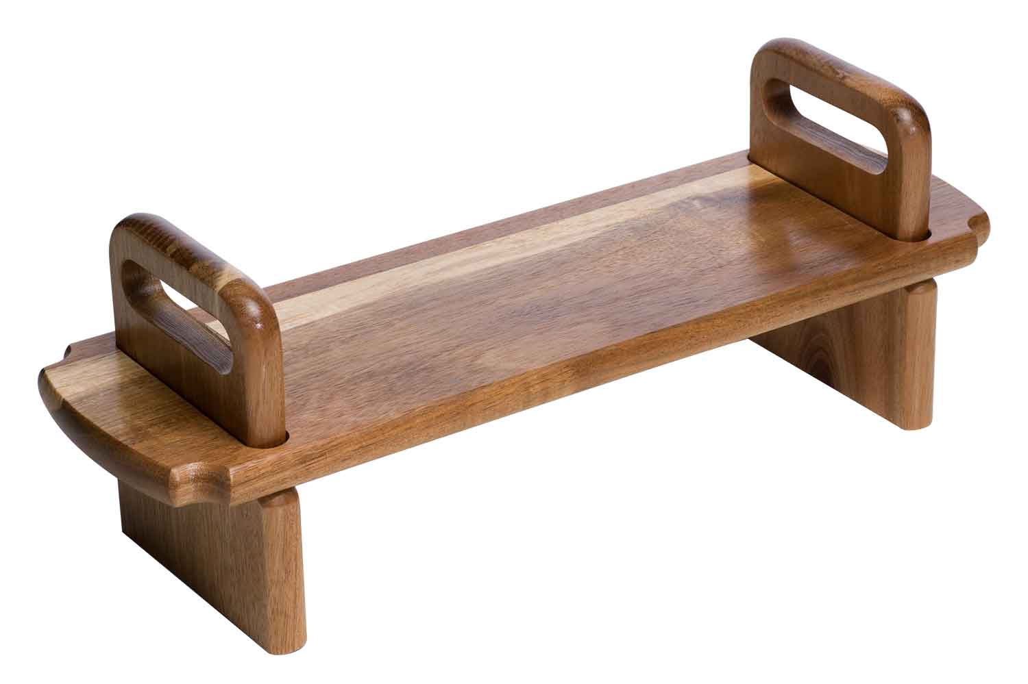 cosy & trendy SERVEERPLANK ACACIA OP VOET 38X12 5XH14CM