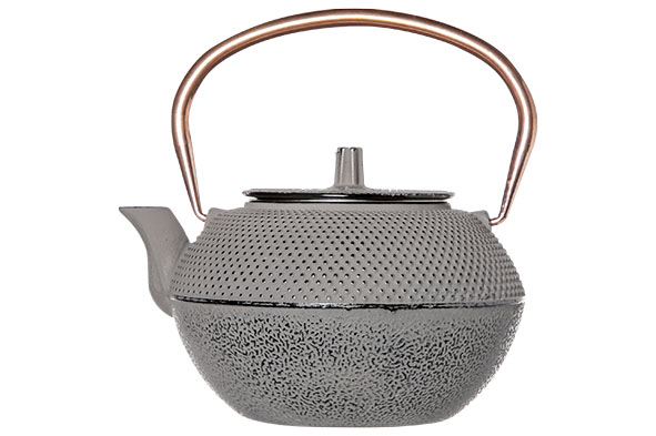 cosy & trendy SHINTO GREY AND COPPER THEEPOT 1.2L HANDVAT KOPER