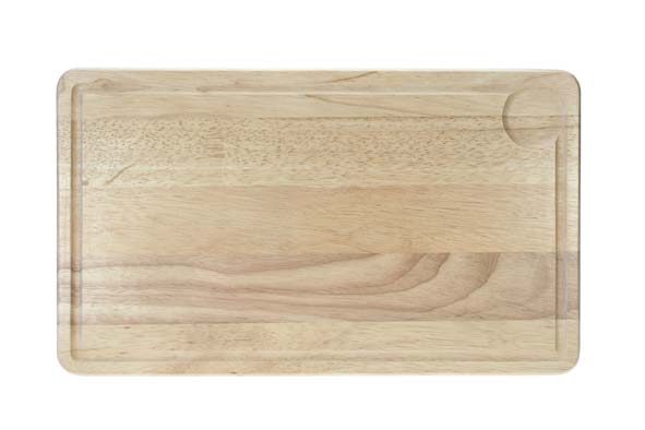 cosy & trendy SNIJPLANK RUBBERWOOD RECHTHOEK 44X26X1.8 CM