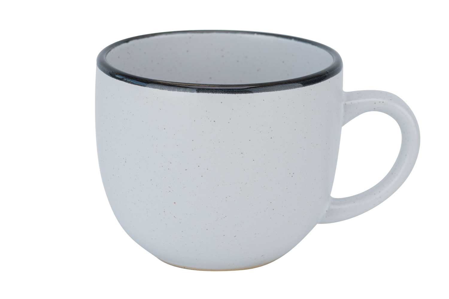 cosy & trendy SPECKLE WHITE TAS 24CL D8 5XH7 1CM ZWARTE BOORD