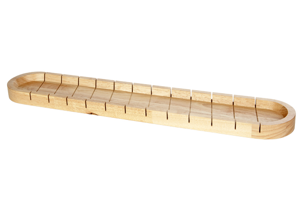 cosy & trendy STOKBROODPLANK MET SNIJVERDELING 580X11 0X30CM RUBBERWOOD