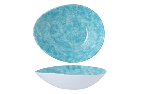 cosy & trendy STREETFOOD GO AZZURRO DIEP BORD 19.5X16 CM MELAMINE