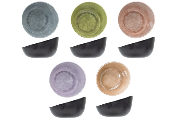 cosy & trendy STREETFOOD GO BOL MELAMINE D16XH9.5CM 5 ASSORTIE