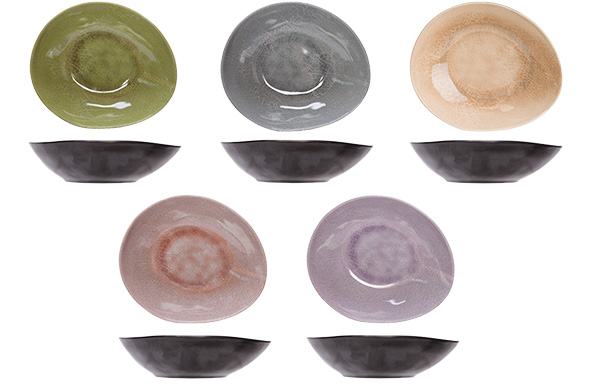 cosy & trendy STREETFOOD GO DIEP BORD 19.5X16CM 5 ASSORTIE KLEUREN