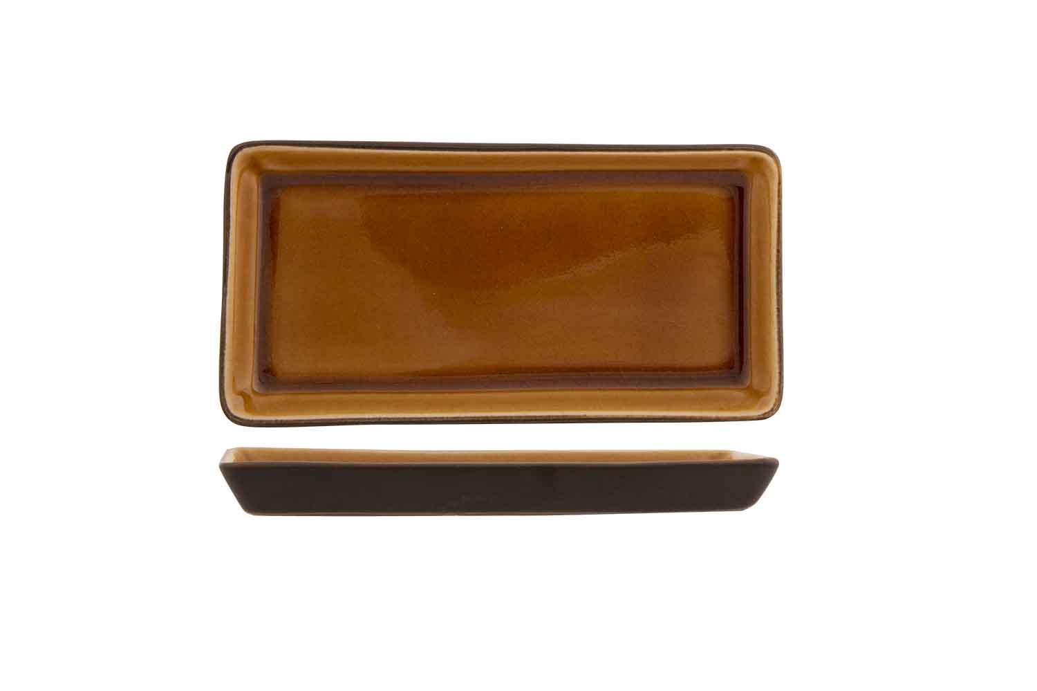 cosy & trendy TALLINA BROWN APEROBORD 14X7XH1CM RECHTHOEKIG