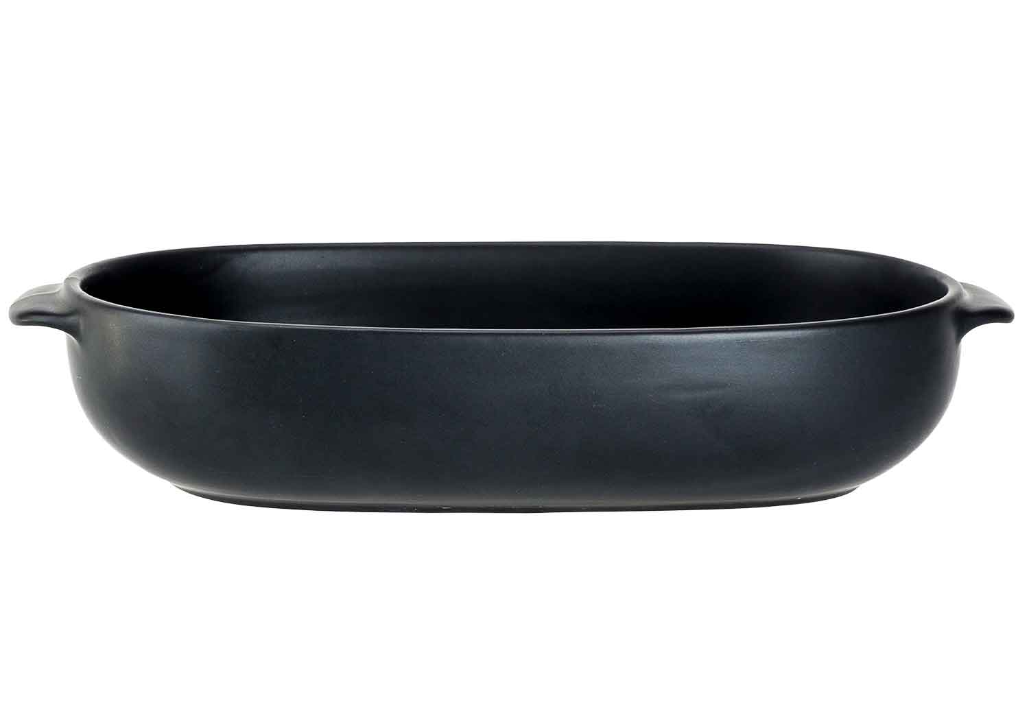 Cosy & Trendy TASTY BLACK OVENSCHOTEL 24X15 4XH5 3CM OVAAL 105CL